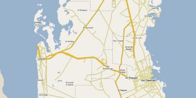 نقشہ دکھا قطر
